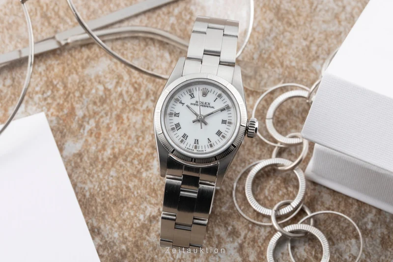 Rolex Oyster Perpetual steel automatic women's watch 67230 [2506049]