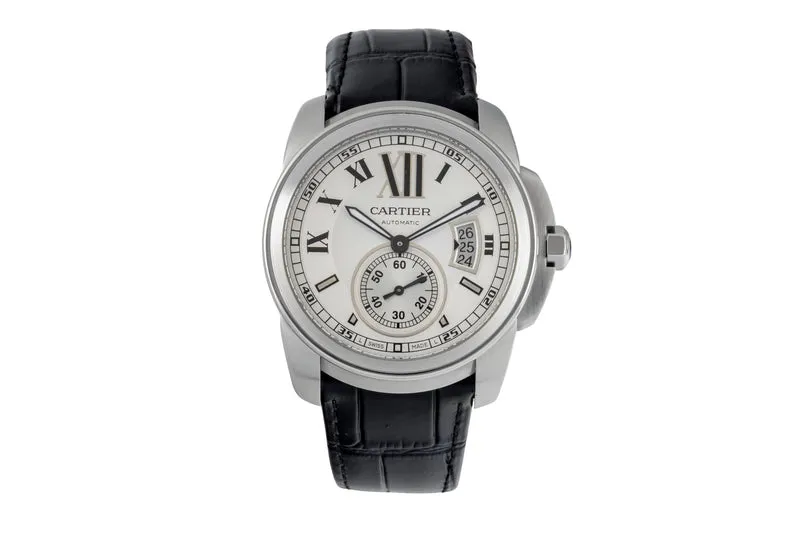 Cartier Calibre de Cartier steel automatic men's watch W7100037 [2604531]