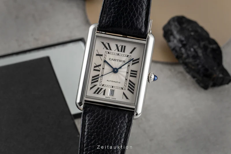 Cartier Tank steel automatic men's watch WSTA0040 [2604933]