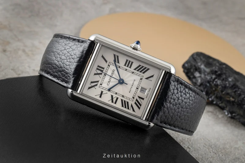 Cartier Tank steel automatic men's watch WSTA0040 [2604933]