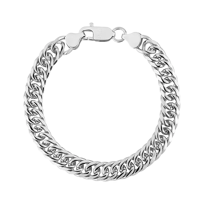 Armband mit Diamantschliff und doppelter Kante