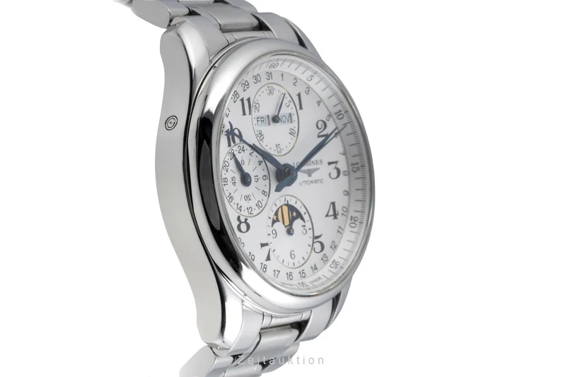 Longines Master Collection chronograph steel automatic men's watch L2.673.4.78.5 LP: 3850EUR [2604582]