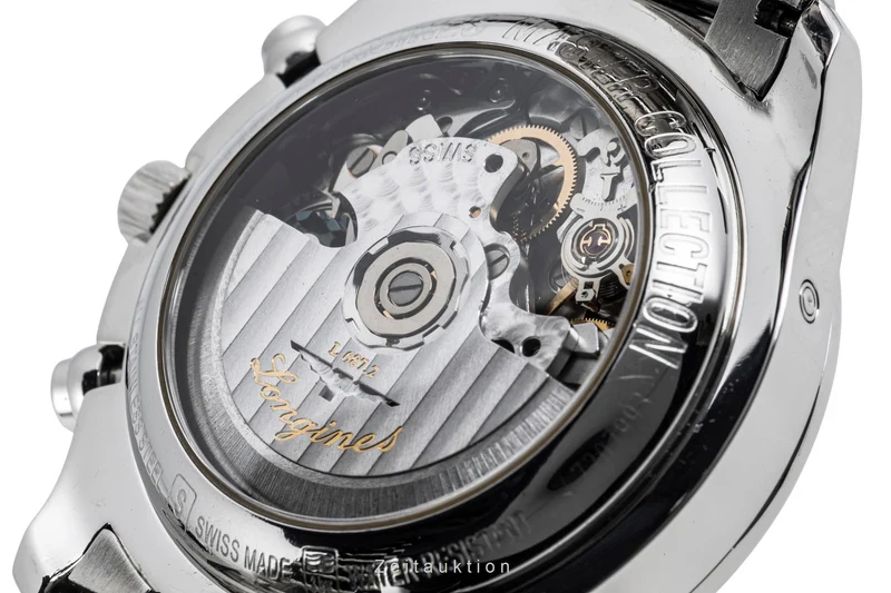 Longines Master Collection chronograph steel automatic men's watch L2.673.4.78.5 LP: 3850EUR [2604582]