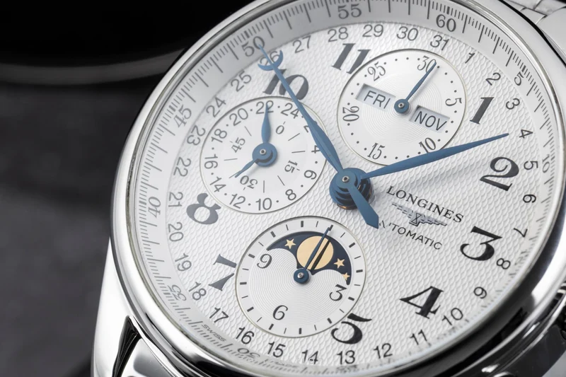 Longines Master Collection chronograph steel automatic men's watch L2.673.4.78.5 LP: 3850EUR [2604582]