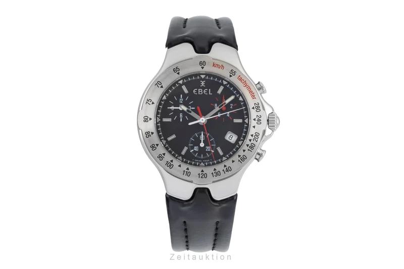 Ebel Sportwave chronograph steel / titanium quartz men's watch E9251642 [2604612]