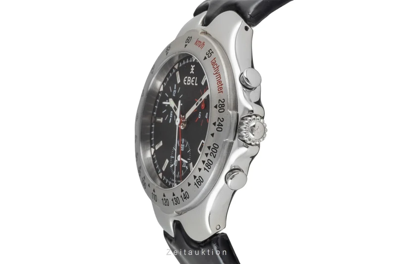 Ebel Sportwave chronograph steel / titanium quartz men's watch E9251642 [2604612]