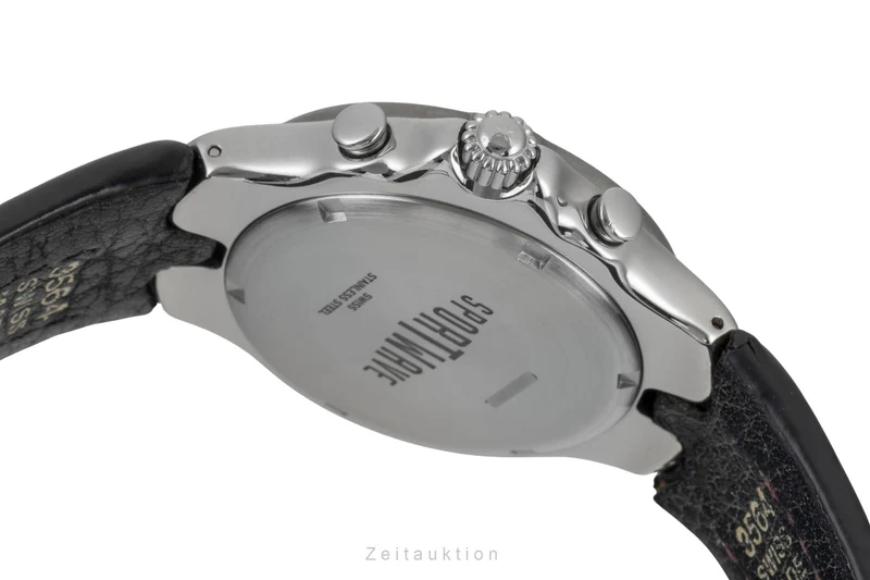 Ebel Sportwave chronograph steel / titanium quartz men's watch E9251642 [2604612]