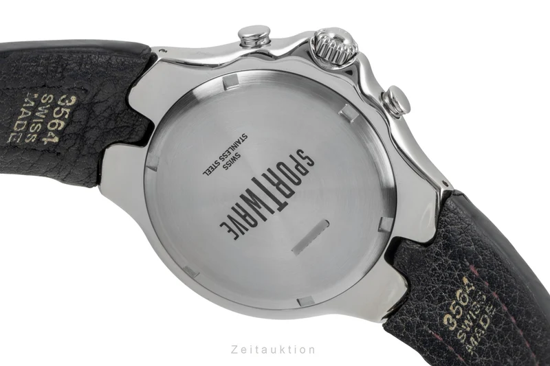 Ebel Sportwave chronograph steel / titanium quartz men's watch E9251642 [2604612]