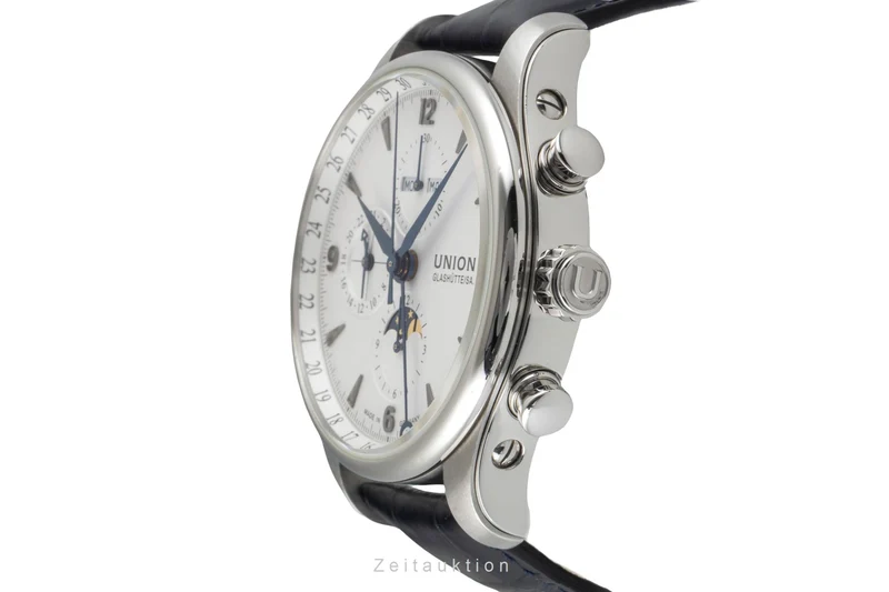 Union Glashütte Belisar chronograph steel automatic men's watch D009.425A LP: 3600EUR [2604056]