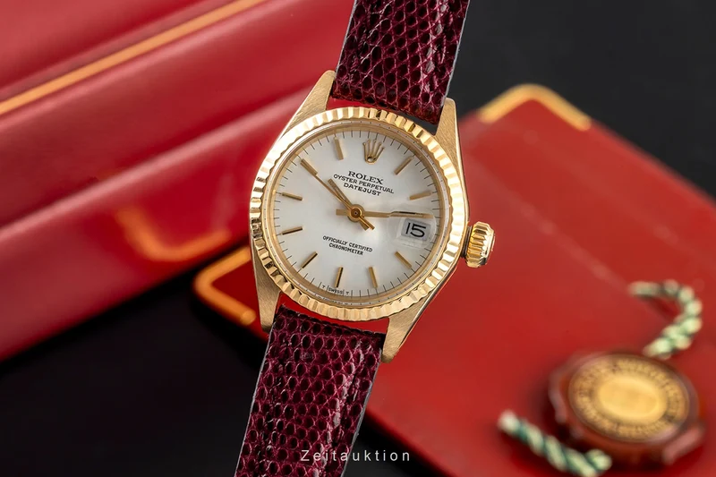 Rolex Lady Datejust 18 ct gold automatic women's watch 6917 Vintage [2604183]