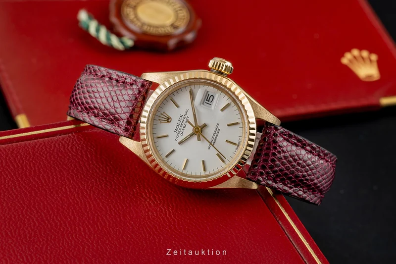 Rolex Lady Datejust 18 ct gold automatic women's watch 6917 Vintage [2604183]