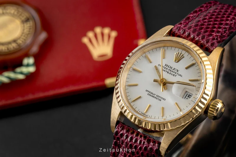 Rolex Lady Datejust 18 ct gold automatic women's watch 6917 Vintage [2604183]