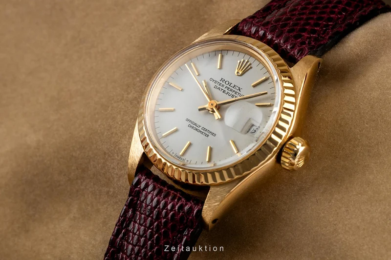 Rolex Lady Datejust 18 ct gold automatic women's watch 6917 Vintage [2604183]