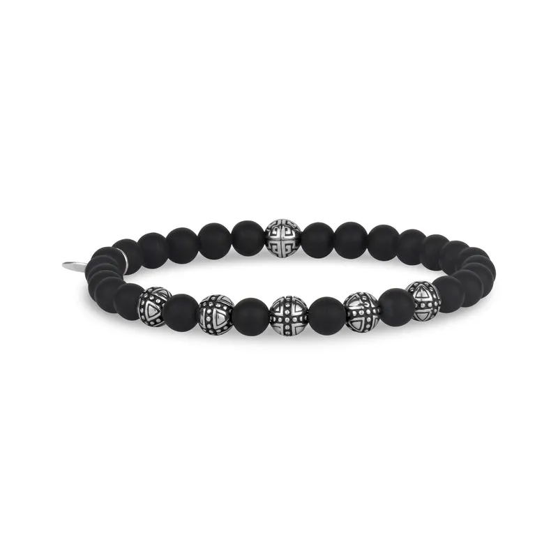 6mm Fünf-Bahnen-Stretchperlen-Armband