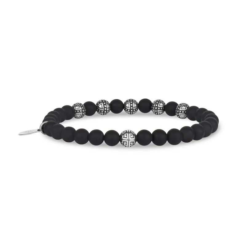 6mm Fünf-Bahnen-Stretchperlen-Armband
