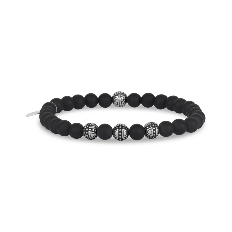 6mm Drei-Bahnen-Stretch-Perlenarmband