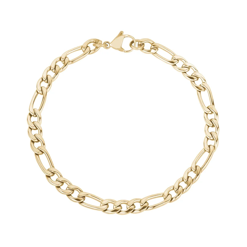 5mm Figaro Gliederarmband