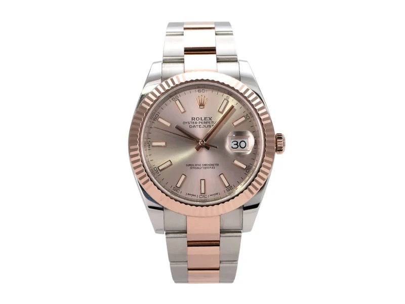 Rolex Datejust 41 Edelstahl Everose-Gold 126331 Sundust