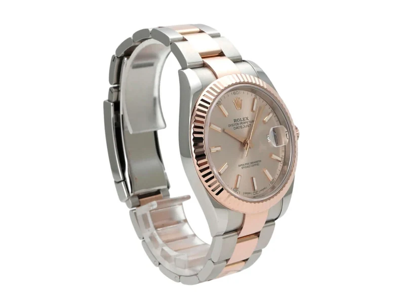 Rolex Datejust 41 Edelstahl Everose-Gold 126331 Sundust