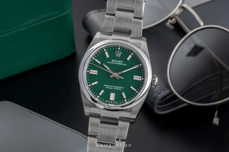Rolex Oyster Perpetual steel automatic men's watch 126000-0005 [2604756]