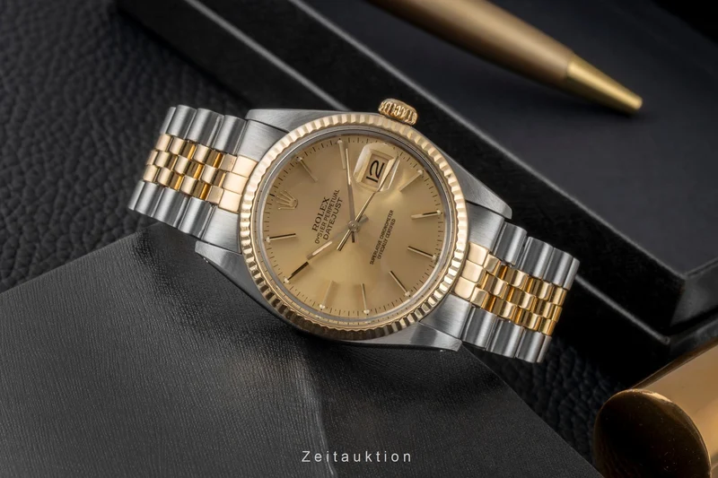 Rolex Datejust steel / gold automatic men's watch 16013 [2604505]