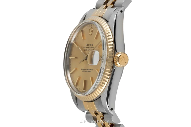 Rolex Datejust steel / gold automatic men's watch 16013 [2604505]