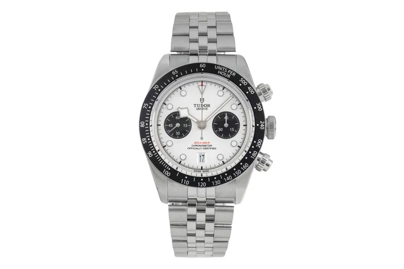 Tudor Black Bay chronograph steel automatic men's watch 79360N-0014 LP: 6350EUR [2604772]