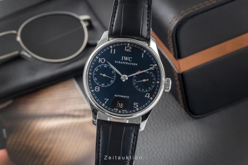 IWC Portugieser steel automatic men's watch IW500109 LP: 14000EUR [2604624]