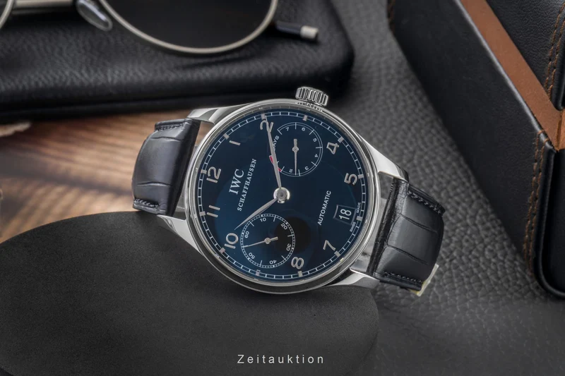 IWC Portugieser steel automatic men's watch IW500109 LP: 14000EUR [2604624]