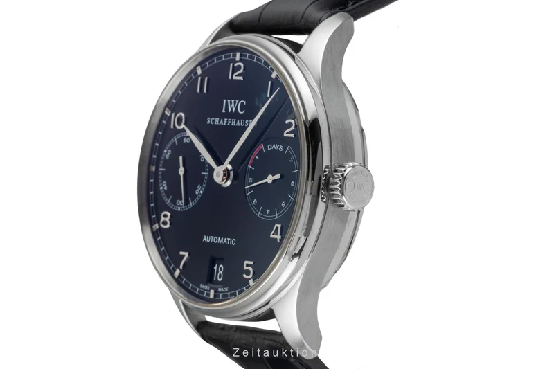 IWC Portugieser steel automatic men's watch IW500109 LP: 14000EUR [2604624]