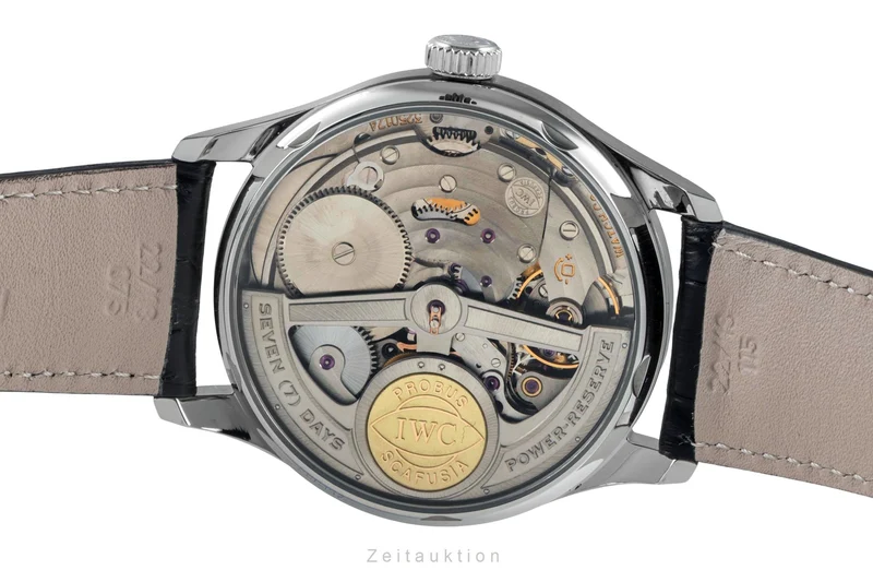 IWC Portugieser steel automatic men's watch IW500109 LP: 14000EUR [2604624]