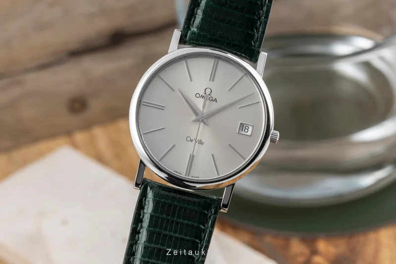 Omega De Ville steel quartz men's watch 196.2432 [2603542]