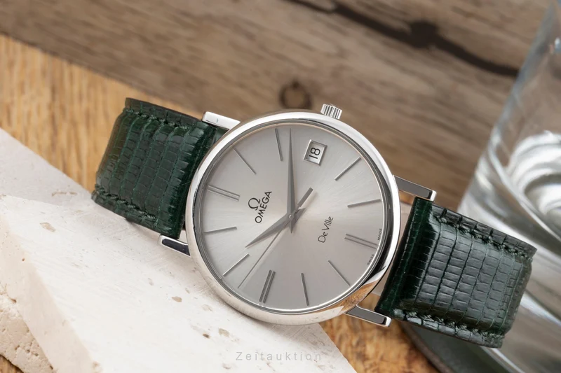 Omega De Ville steel quartz men's watch 196.2432 [2603542]