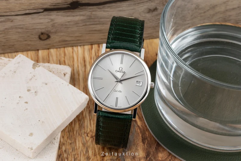 Omega De Ville steel quartz men's watch 196.2432 [2603542]