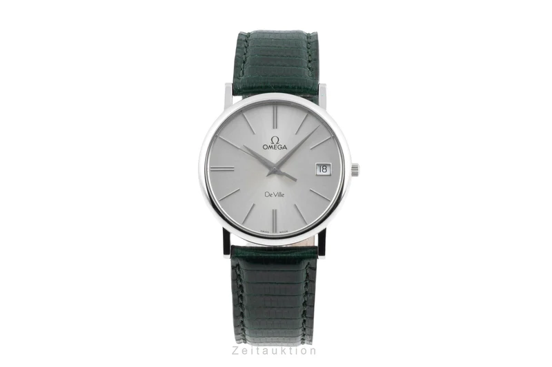 Omega De Ville steel quartz men's watch 196.2432 [2603542]