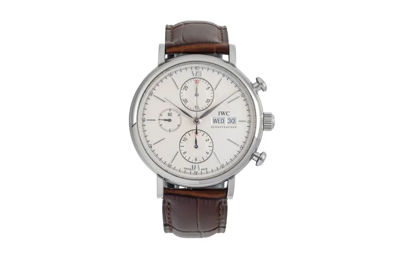 IWC Portofino chronograph steel automatic men's watch IW391007 [2604724]
