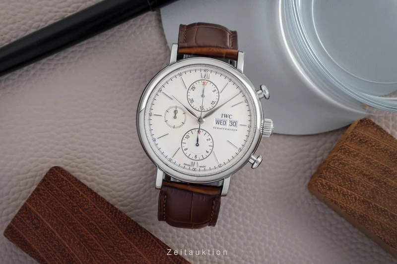 IWC Portofino chronograph steel automatic men's watch IW391007 [2604724]