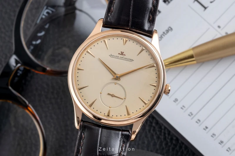 Jaeger LeCoultre Master Ultra Thin 18 ct red gold automatic men's watch Q1352520 174.2.90.S [2604601]