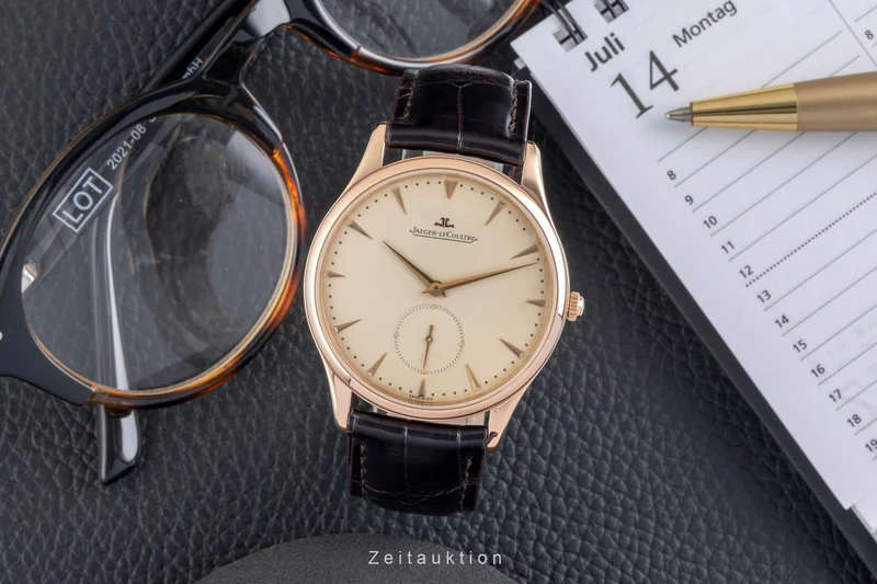 Jaeger LeCoultre Master Ultra Thin 18 ct red gold automatic men's watch Q1352520 174.2.90.S [2604601]