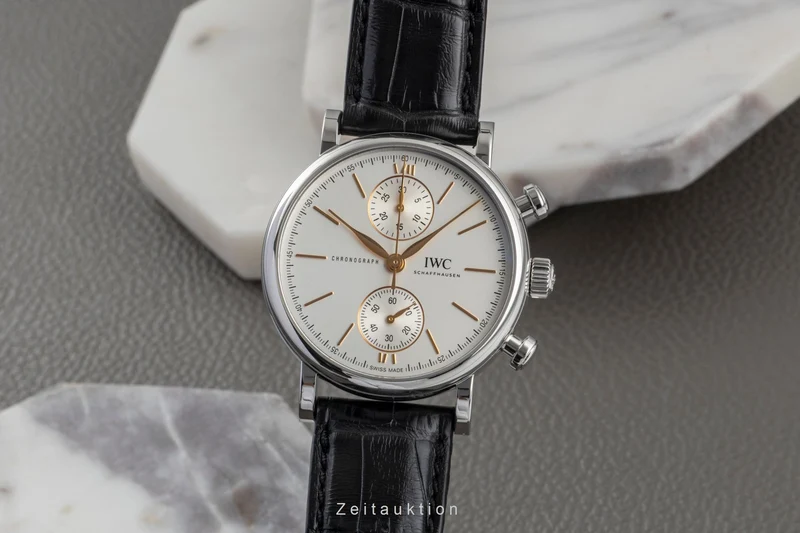 IWC Portofino chronograph steel automatic men's watch IW391406 LP: 6800EUR [2604618]