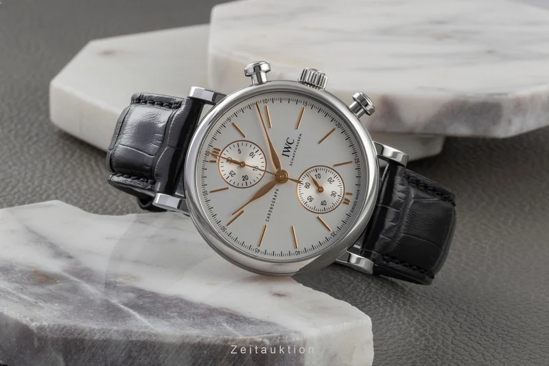 IWC Portofino chronograph steel automatic men's watch IW391406 LP: 6800EUR [2604618]