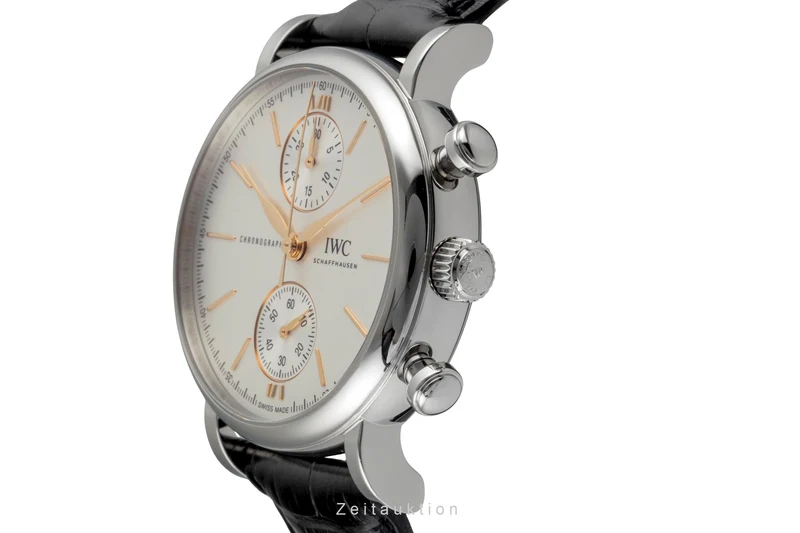 IWC Portofino chronograph steel automatic men's watch IW391406 LP: 6800EUR [2604618]