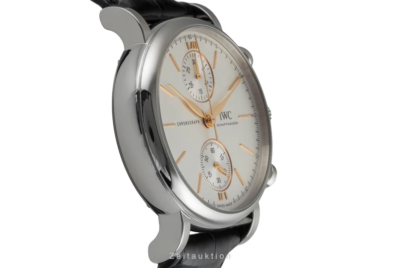 IWC Portofino chronograph steel automatic men's watch IW391406 LP: 6800EUR [2604618]