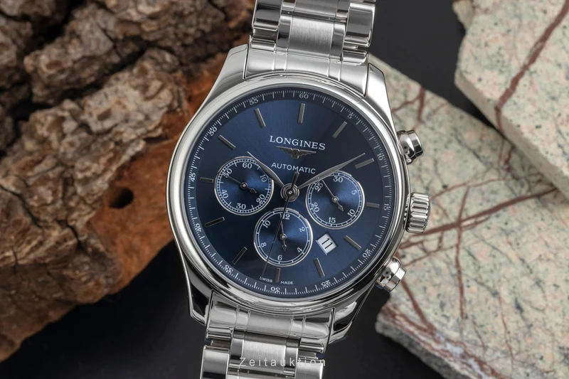 Longines Master Collection chronograph steel automatic men's watch L2.859.4.92.6 LP: 3600EUR [2604708]