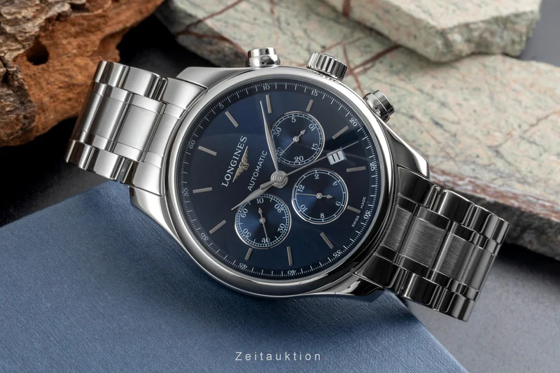 Longines Master Collection chronograph steel automatic men's watch L2.859.4.92.6 LP: 3600EUR [2604708]