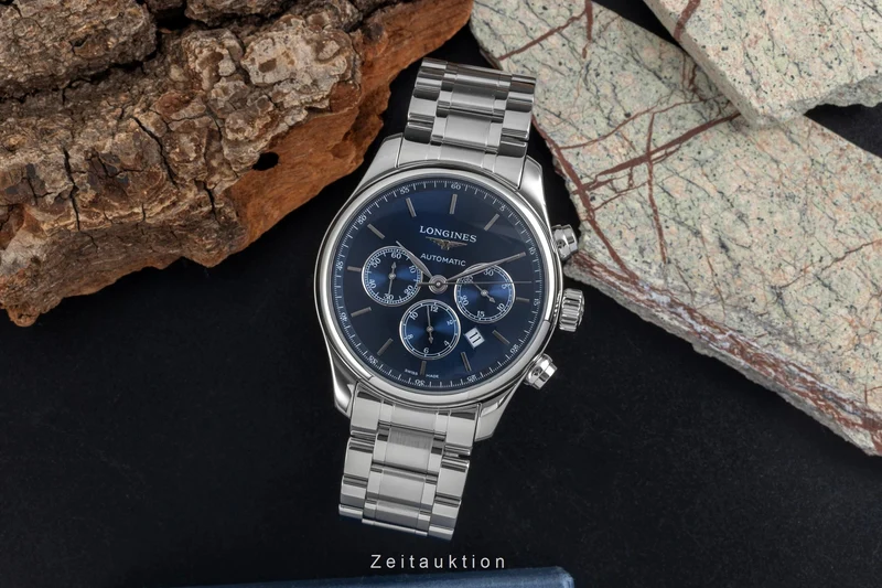 Longines Master Collection chronograph steel automatic men's watch L2.859.4.92.6 LP: 3600EUR [2604708]