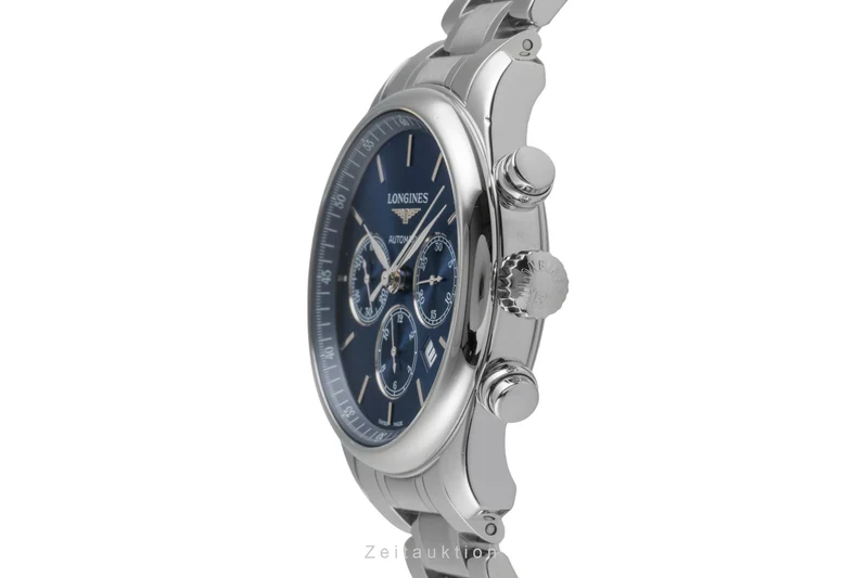 Longines Master Collection chronograph steel automatic men's watch L2.859.4.92.6 LP: 3600EUR [2604708]