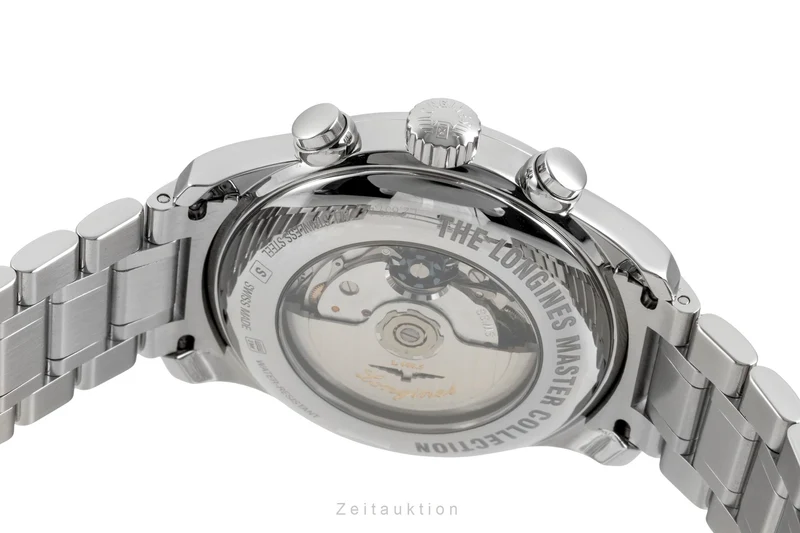 Longines Master Collection chronograph steel automatic men's watch L2.859.4.92.6 LP: 3600EUR [2604708]
