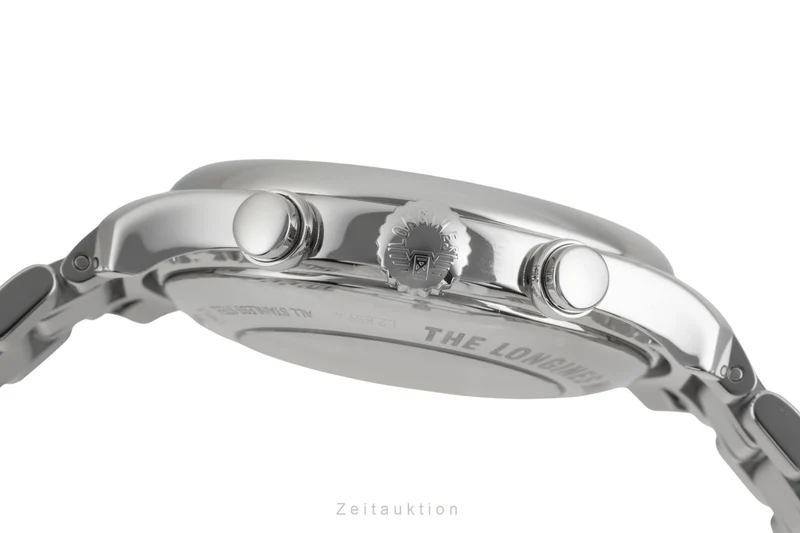Longines Master Collection chronograph steel automatic men's watch L2.859.4.92.6 LP: 3600EUR [2604708]