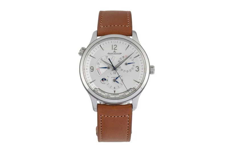 Jaeger LeCoultre Master Geographic steel automatic men's watch Q4128420, 830.8.A9.S LP: 17400EUR [2604596]